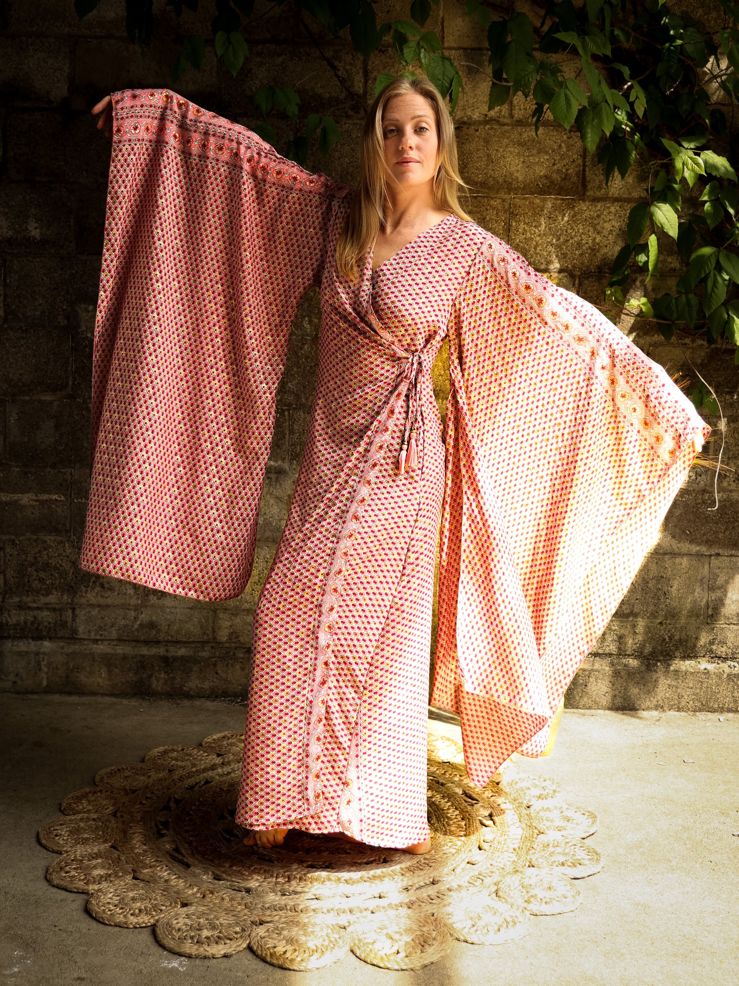 Butterfly Away Kimono Dress