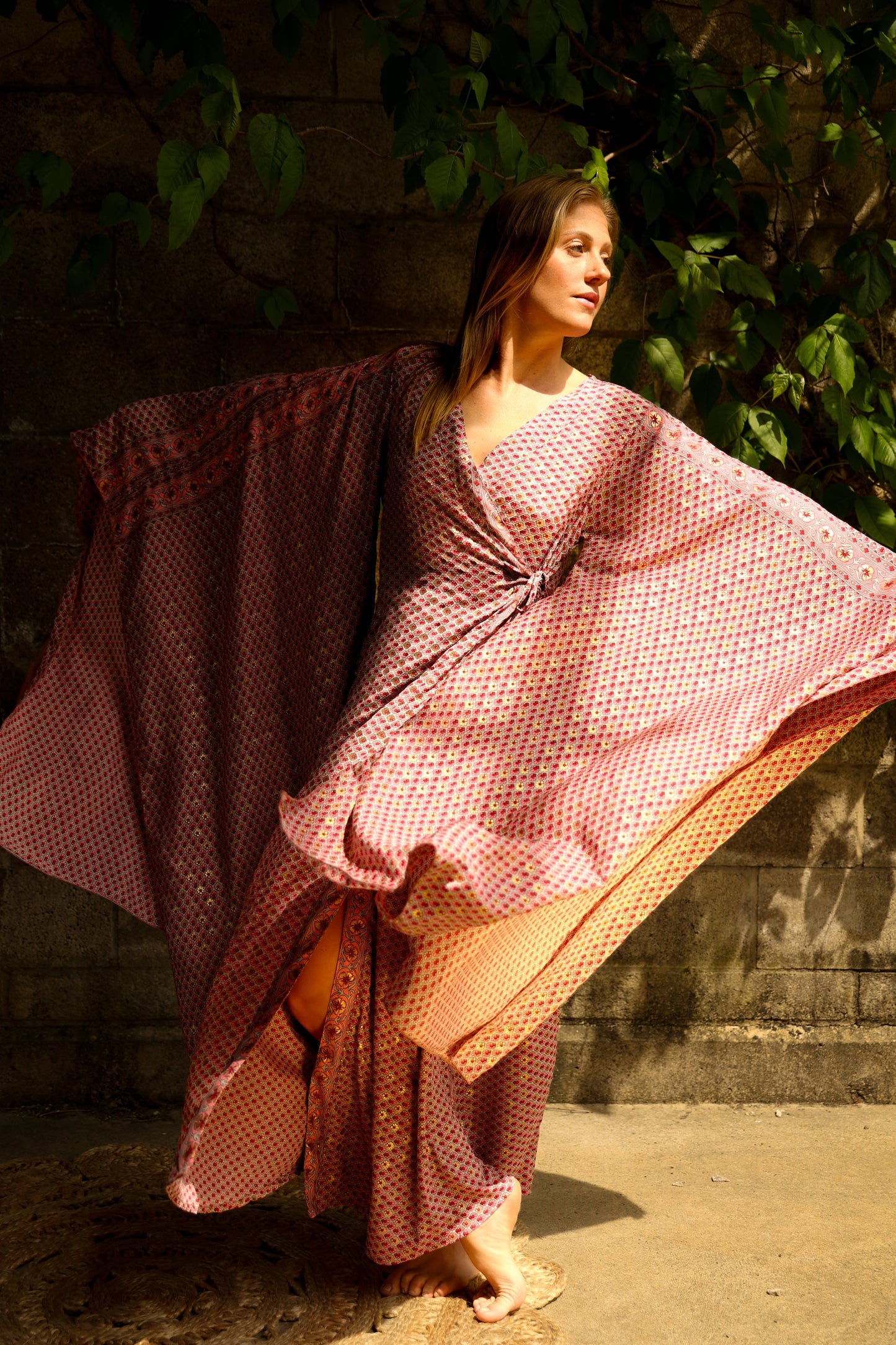 Butterfly Away Kimono Dress